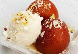 Gulab Jamun & Vanilla Ice-Cream