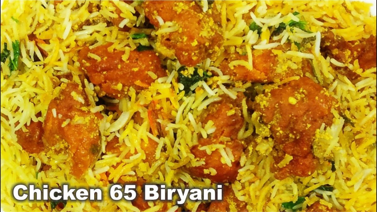 Chicken 65 Biryani